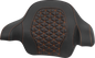 SADDLEMEN Tour-Pak® Passenger Pad - Tri-Gripper - Orange Stitch - FLH/FLT '14-'25 814-07-21103