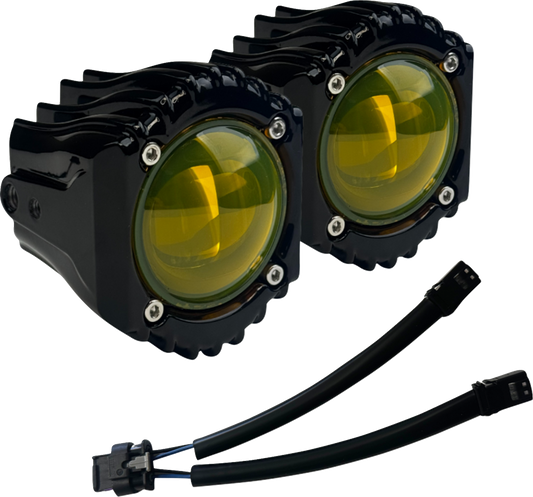 CUSTOM DYNAMICS Fog Light - Selective Yellow - Harley-Davidson® SD-FOG-3Y