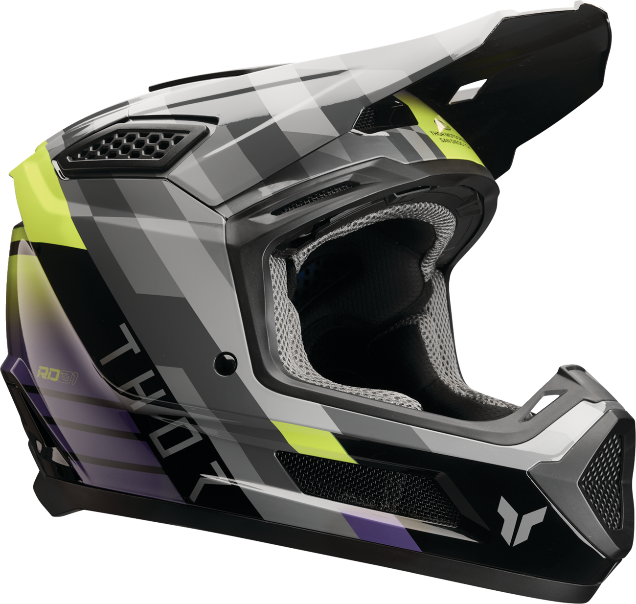 THOR Fleet Helmet - Camber - Black/Purple - XL 0110-9415