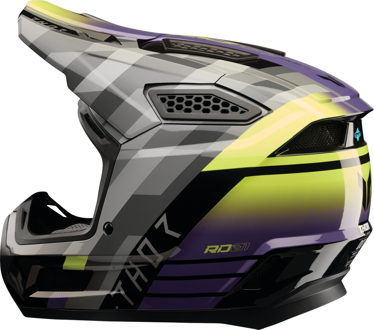 THOR Fleet Helmet - Camber - Black/Purple - XL 0110-9415