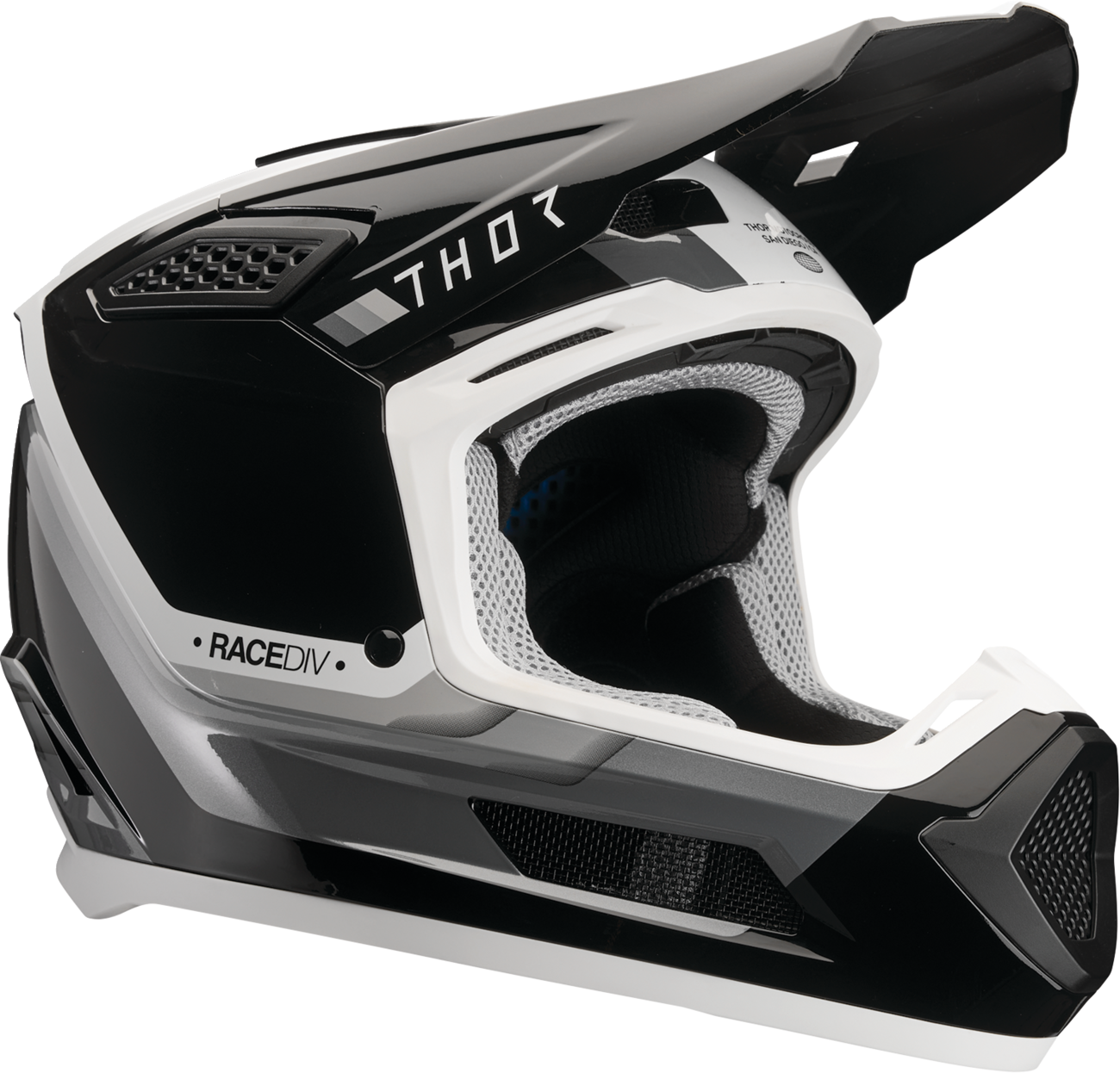 THOR Fleet Helmet - Defy - Black/White - XL 0110-9433