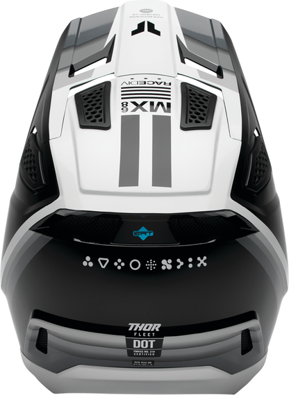 THOR Fleet Helmet - Defy - Black/White - XL 0110-9433