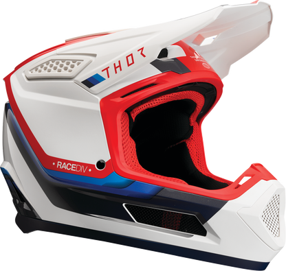 THOR Fleet Helmet - Defy - White/Red/Blue - Small 0110-9442