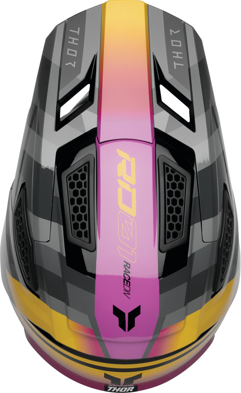 THOR Fleet Helmet - Camber - Black/Magenta - XL 0110-9409