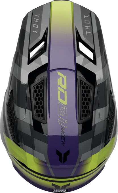 THOR Fleet Helmet - Camber - Black/Purple - 2XL 0110-9416