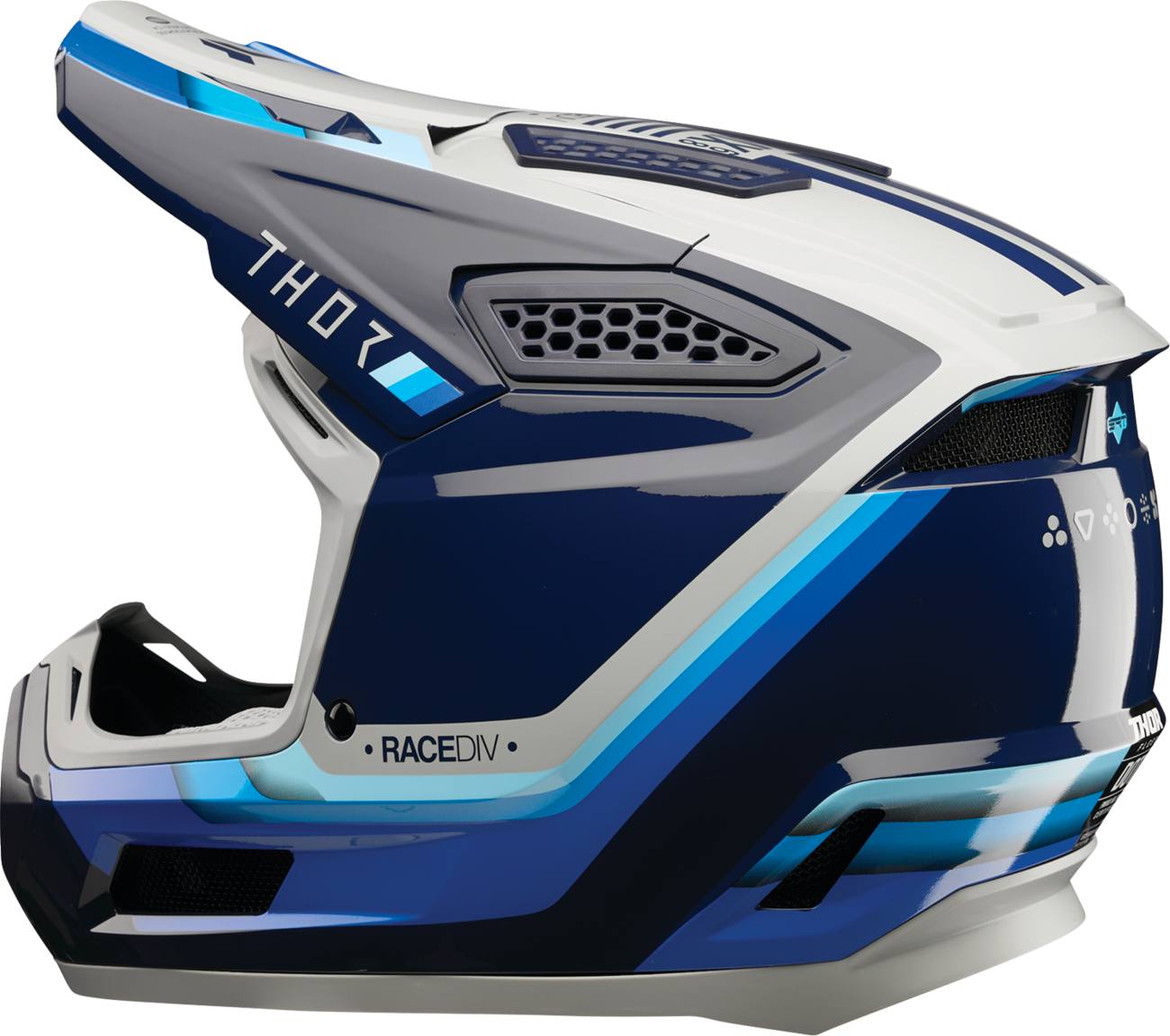 THOR Fleet Helmet - Defy - Blue/Gray - Small 0110-9436