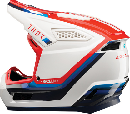 THOR Fleet Helmet - Defy - White/Red/Blue - XS 0110-9441