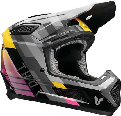 THOR Fleet Helmet - Camber - Black/Magenta - XS 0110-9405