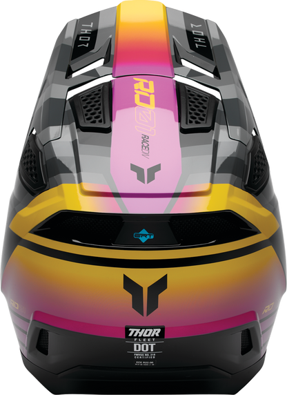 THOR Fleet Helmet - Camber - Black/Magenta - XS 0110-9405