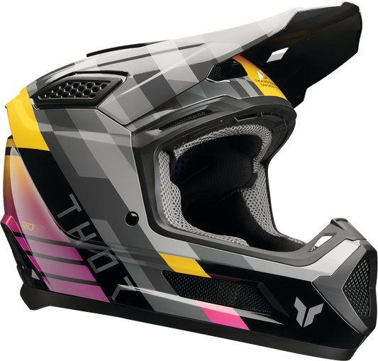 THOR Fleet Helmet - Camber - Black/Magenta - 2XL 0110-9410
