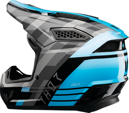 THOR Fleet Helmet - Camber - Black/Teal - XS 0110-9417