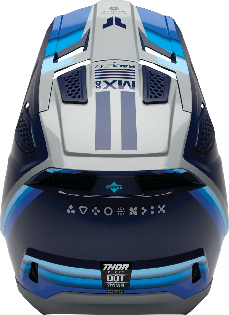 THOR Fleet Helmet - Defy - Blue/Gray - 2XL 0110-9440