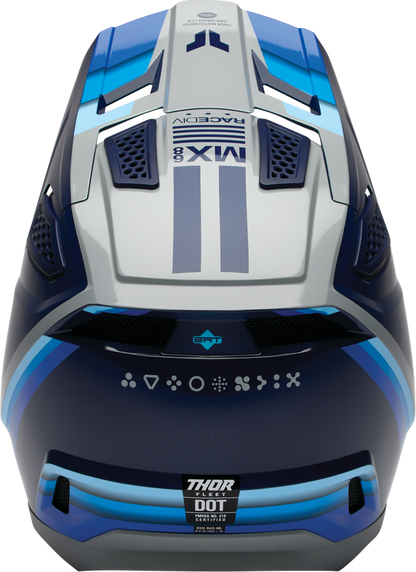 THOR Fleet Helmet - Defy - Blue/Gray - 2XL 0110-9440