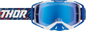 THOR Activate Goggle - Stripes - Red/White/Blue - Blue Mirror Lens 2601-3708