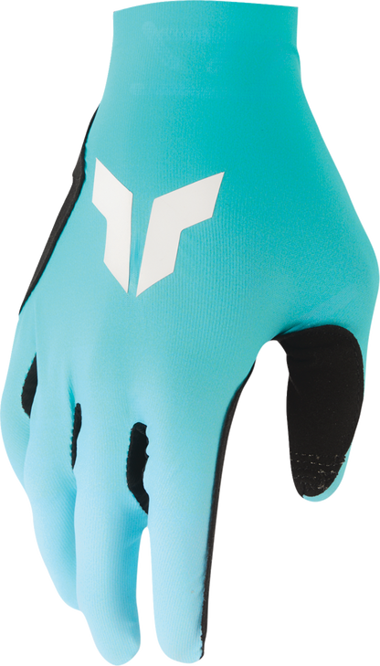 THOR Sportmode Iconic Gloves - Aqua/Powder Blue - Small 3330-9113