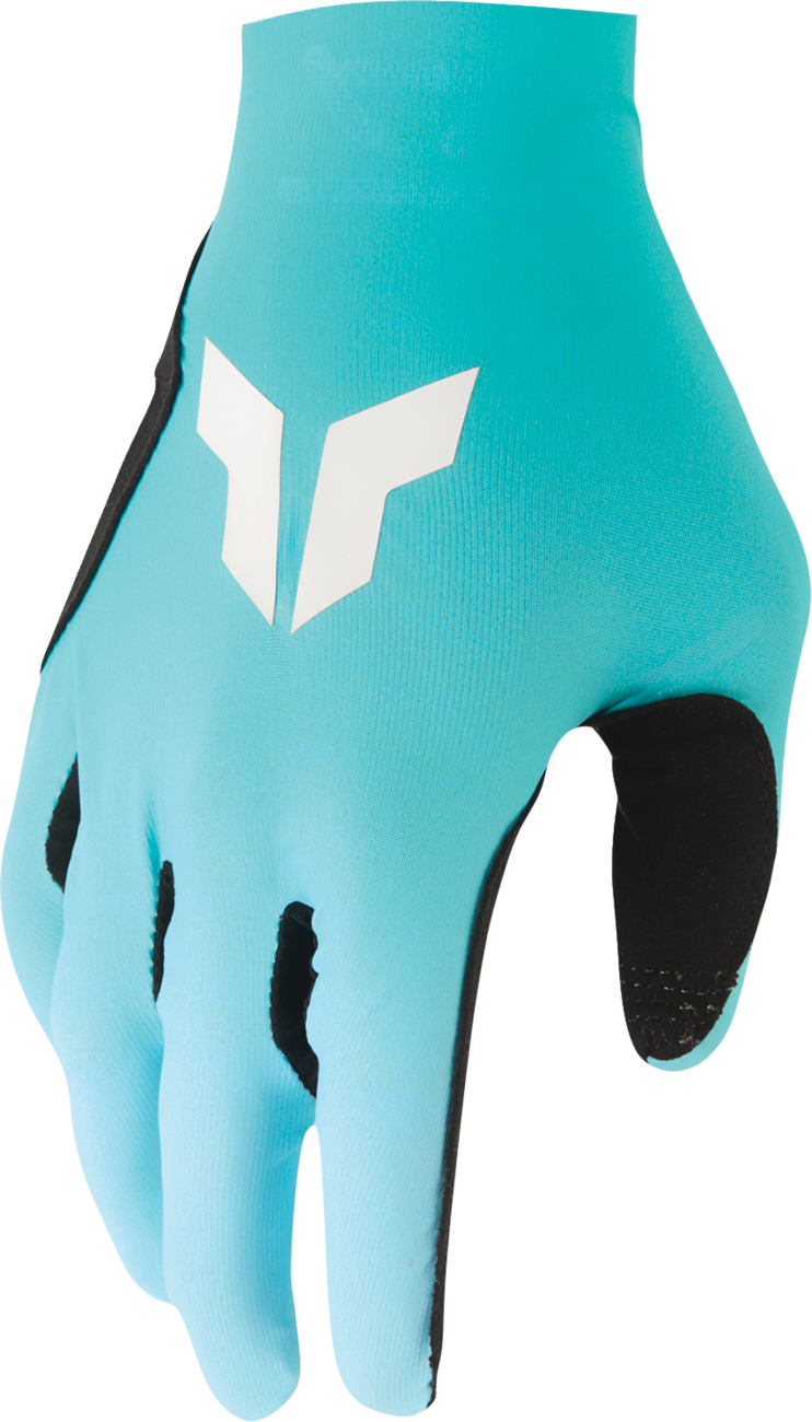 THOR Sportmode Iconic Gloves - Aqua/Powder Blue - Medium 3330-9114