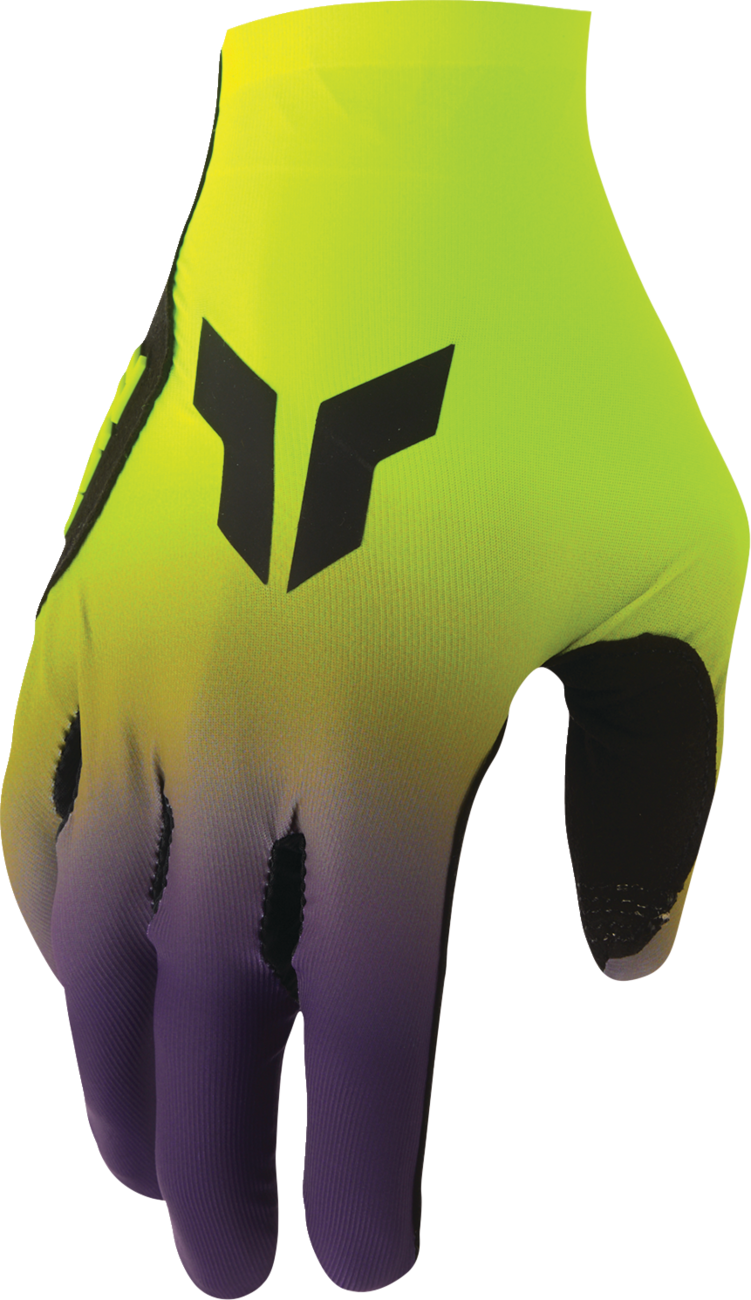 THOR Sportmode Iconic Gloves - Acid/Purple - 2XL 3330-9123