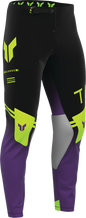THOR Sportmode Geo Pants - Black/Purple - US 34 2901-12802