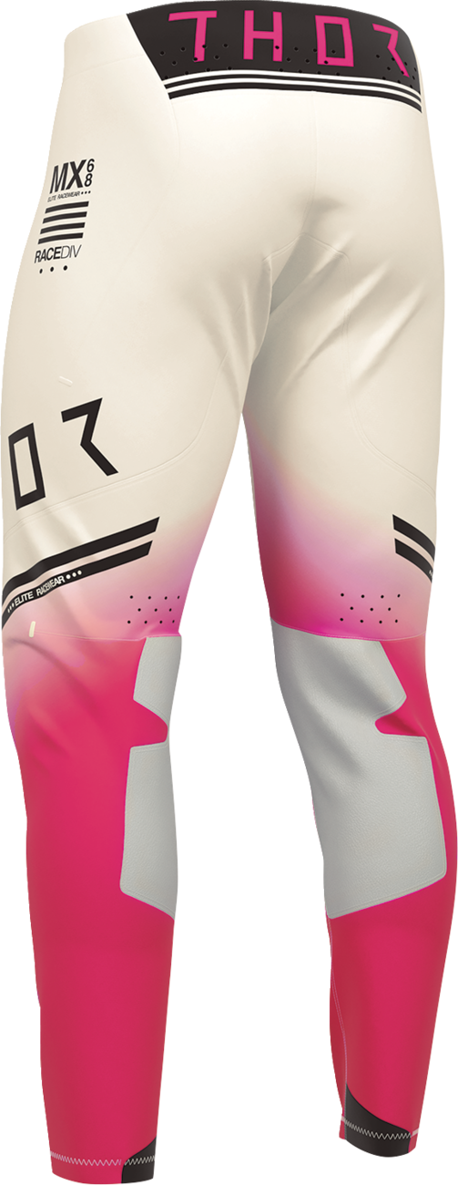 THOR Sportmode Geo Pants - Vintage White/Pink - US 32 2901-12827