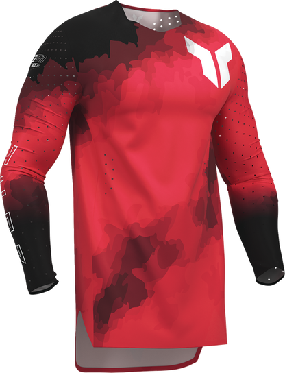 THOR Sportmode Carbon Jersey - Black/Red - XL 2910-8730