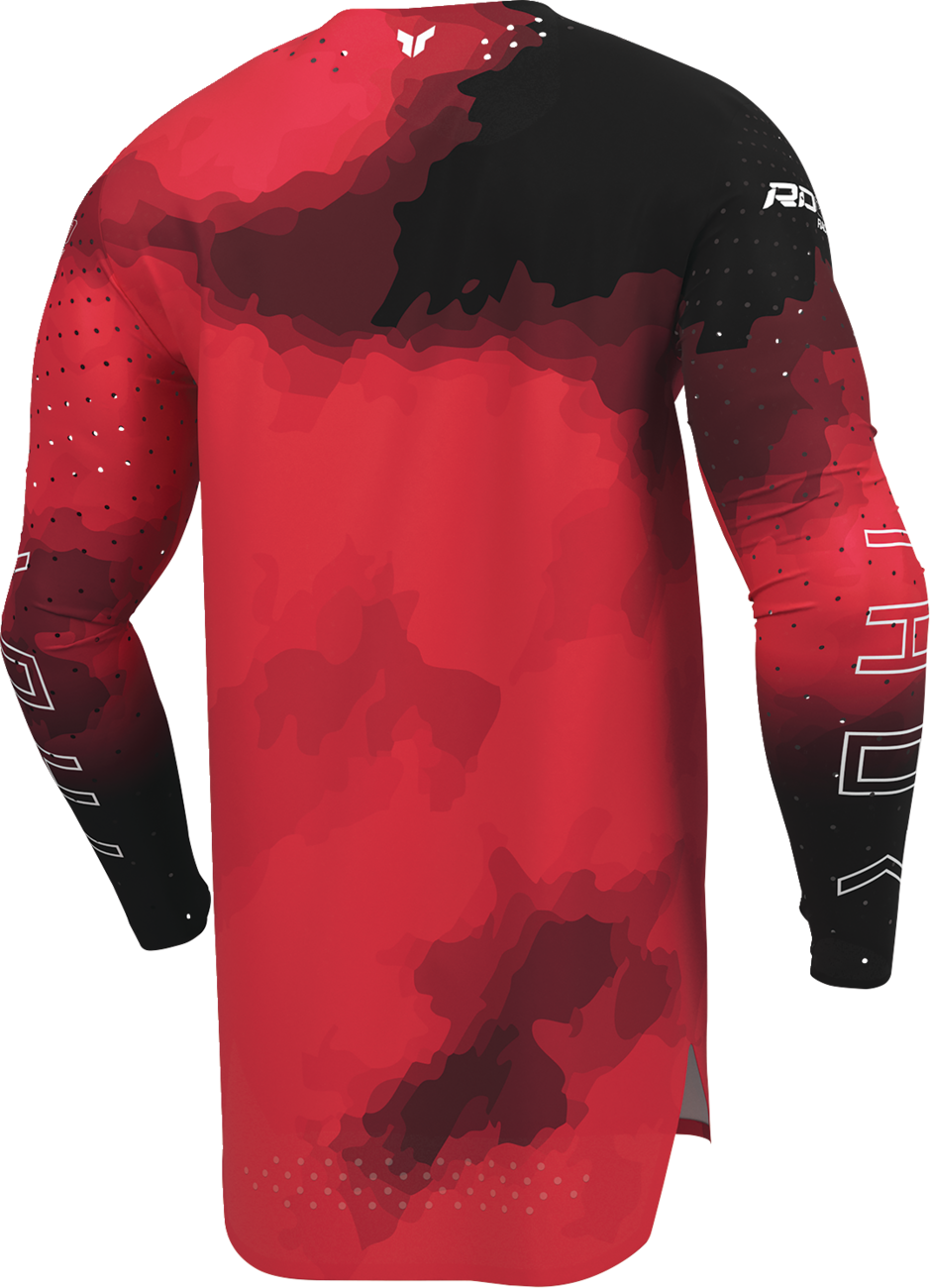 THOR Sportmode Carbon Jersey - Black/Red - XL 2910-8730