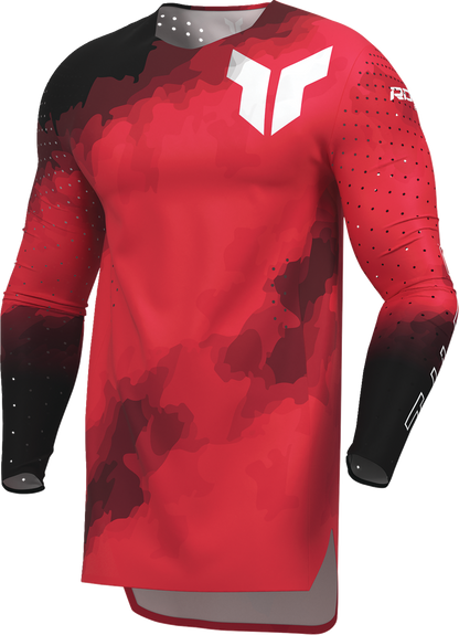 THOR Sportmode Carbon Jersey - Black/Red - XL 2910-8730