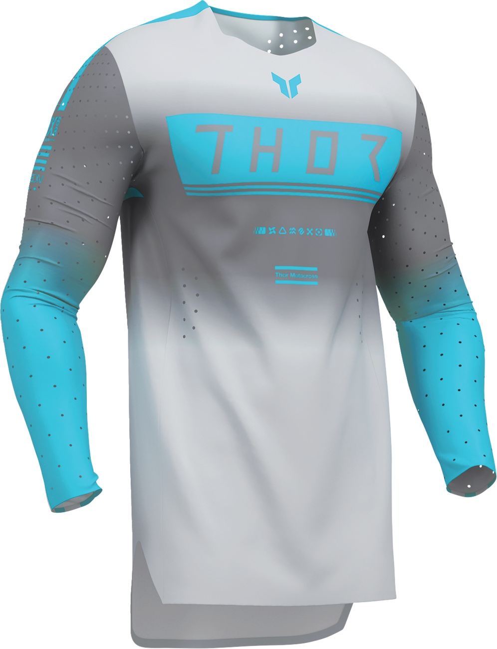 THOR Sportmode Geo Jersey - Charcoal/Gray - 2XL 2910-8751