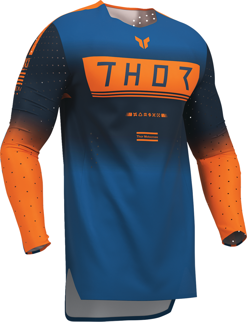 THOR Sportmode Geo Jersey - Midnight/Blue - Medium 2910-8753