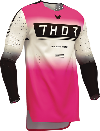 THOR Sportmode Geo Jersey - Vintage White/Pink - Medium 2910-8758