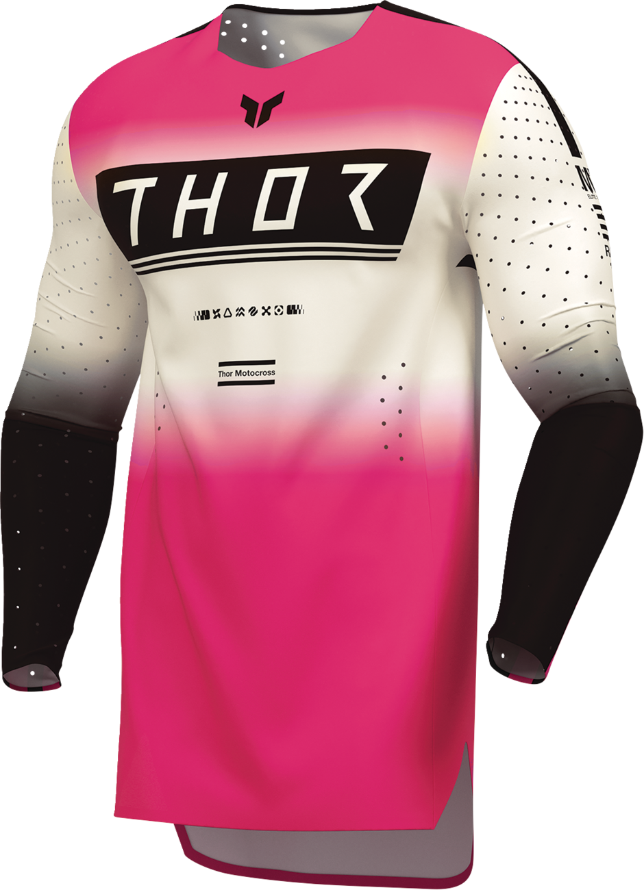THOR Sportmode Geo Jersey - Vintage White/Pink - Medium 2910-8758