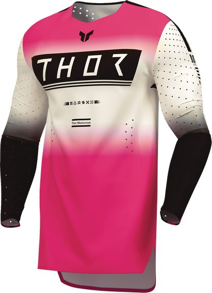 THOR Sportmode Geo Jersey - Vintage White/Pink - Medium 2910-8758