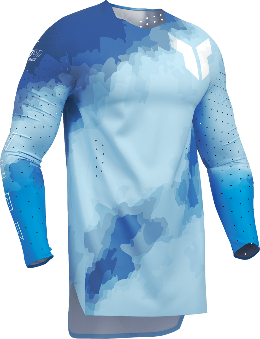 THOR Sportmode Carbon Jersey - Electric Blue/Powder Blue - Medium 2910-8733