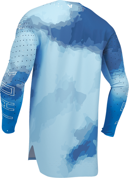 THOR Sportmode Carbon Jersey - Electric Blue/Powder Blue - Medium 2910-8733