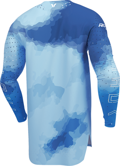 THOR Sportmode Carbon Jersey - Electric Blue/Powder Blue - Medium 2910-8733