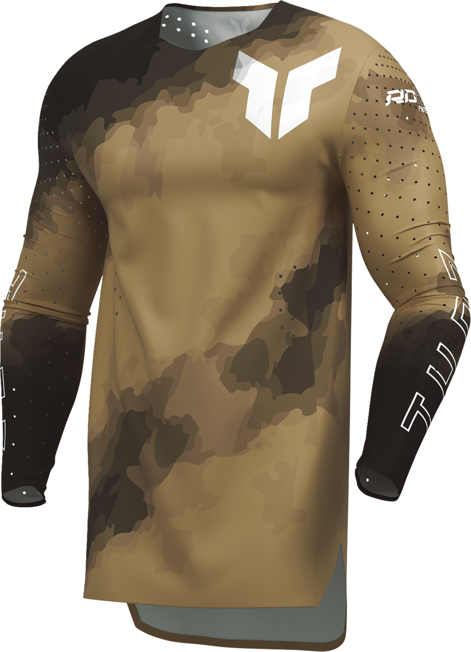 THOR Sportmode Carbon Jersey - Black/Copper - Small 2910-8737