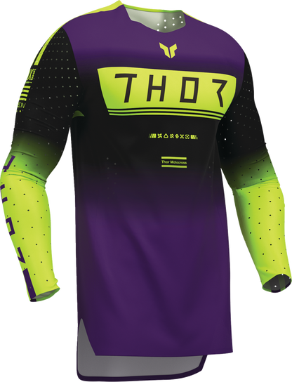 THOR Sportmode Geo Jersey - Black/Purple - Small 2910-8742