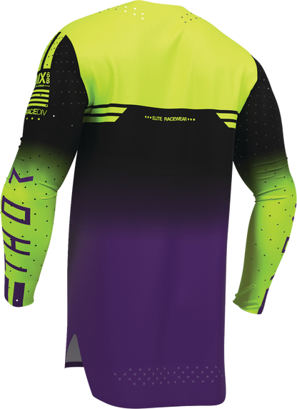 THOR Sportmode Geo Jersey - Black/Purple - Large 2910-8744