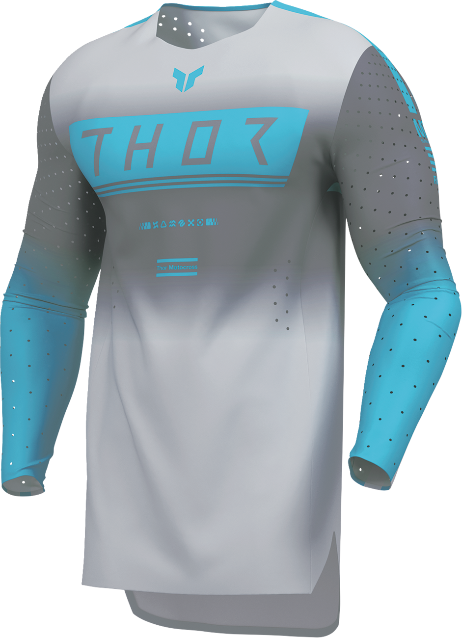 THOR Sportmode Geo Jersey - Charcoal/Gray - Medium 2910-8748