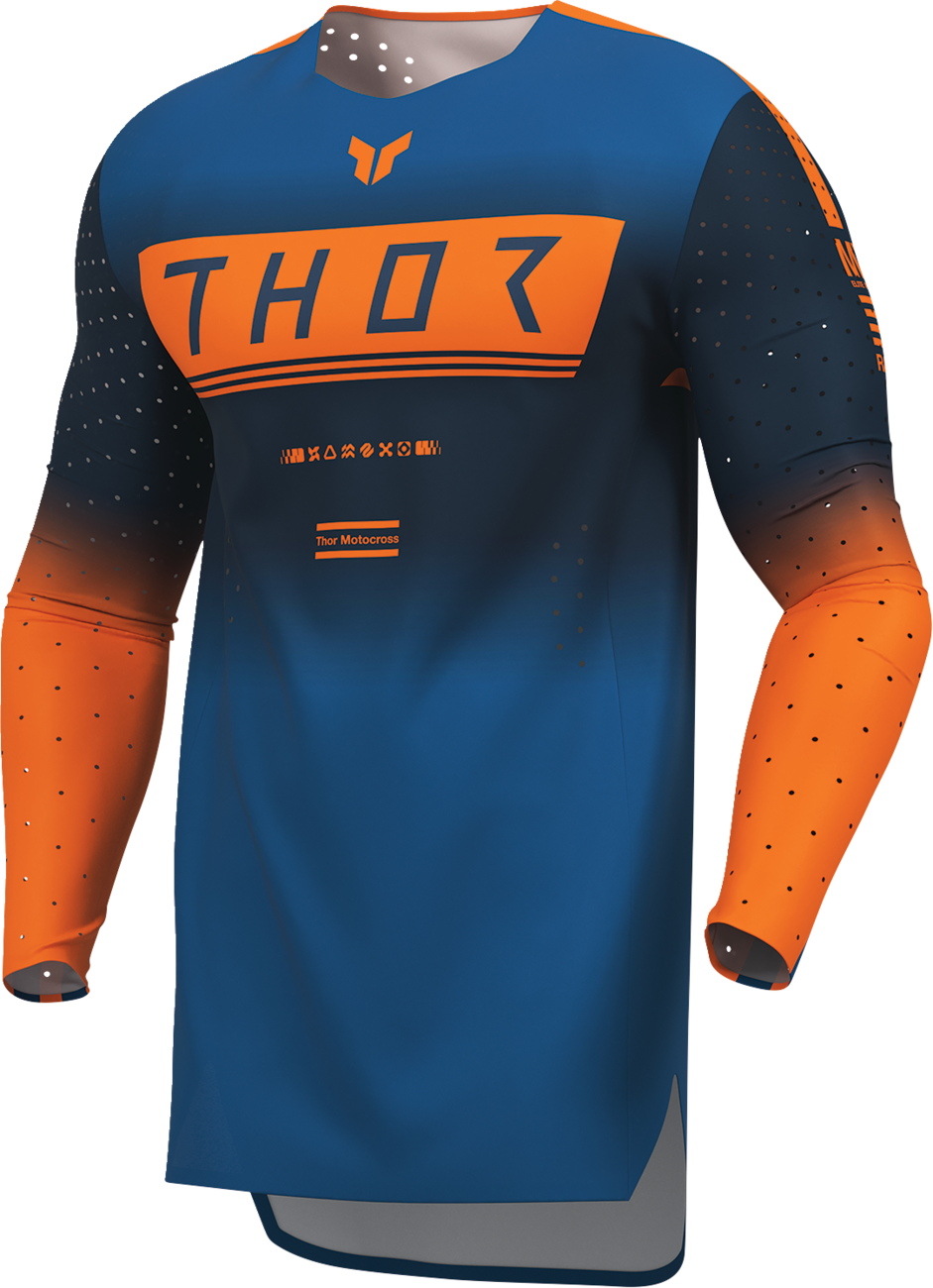 THOR Sportmode Geo Jersey - Midnight/Blue - Large 2910-8754