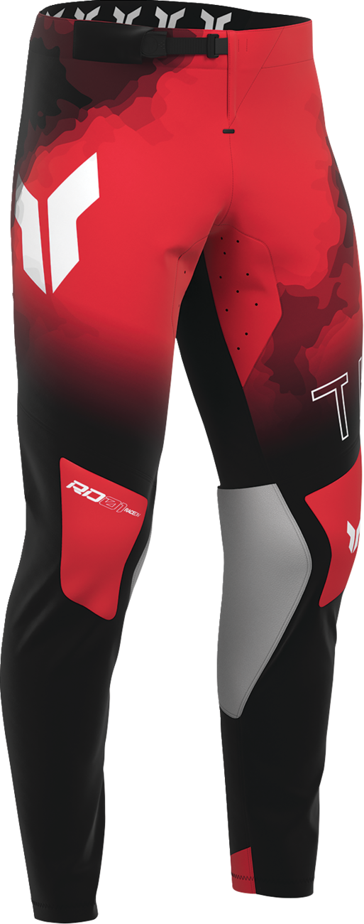 THOR Sportmode Carbon Pants - Black/Red - US 30 2901-12771