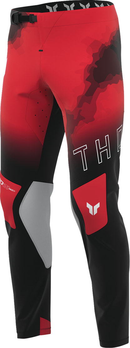 THOR Sportmode Carbon Pants - Black/Red - US 30 2901-12771