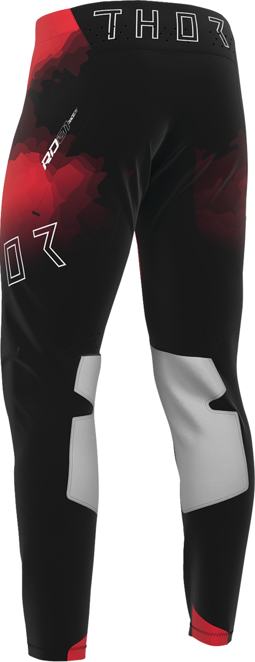 THOR Sportmode Carbon Pants - Black/Red - US 36 2901-12776