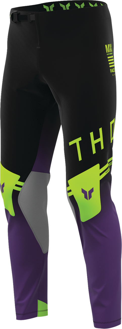 THOR Sportmode Geo Pants - Black/Purple - US 28 2901-12796