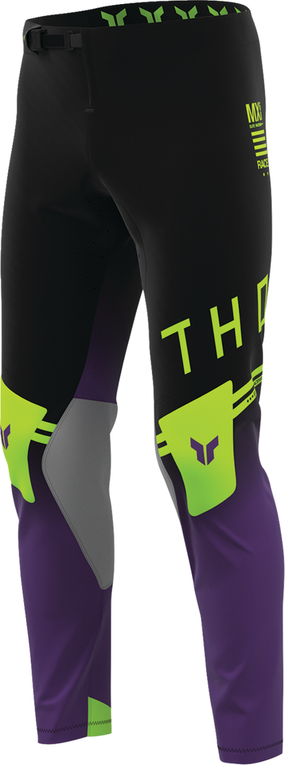 THOR Sportmode Geo Pants - Black/Purple - US 28 2901-12796