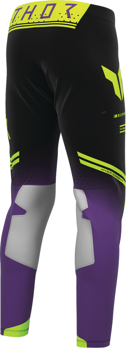 THOR Sportmode Geo Pants - Black/Purple - US 28 2901-12796