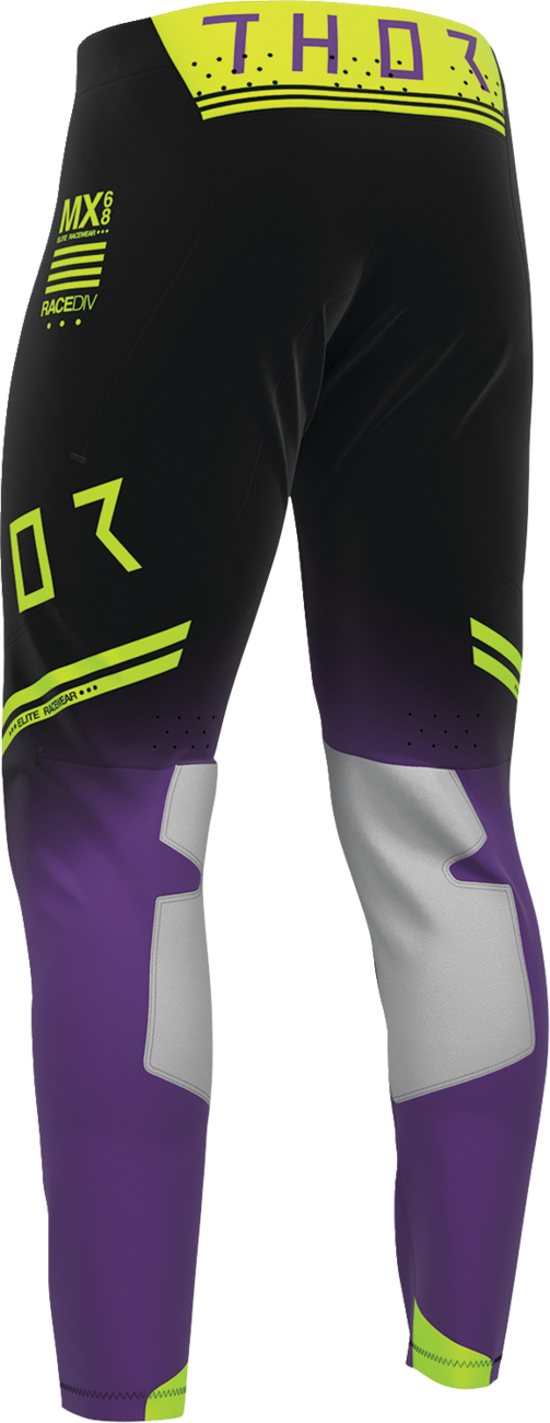 THOR SPORTMODE Geo Pants - Black/Purple - US 30 2901-12798