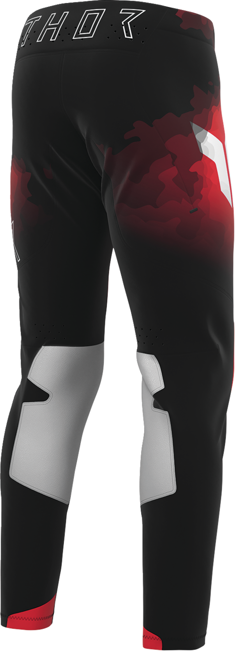 THOR Sportmode Carbon Pants - Black/Red - US 34 2901-12775