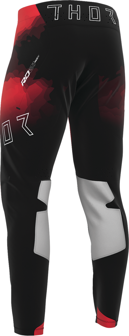 THOR Sportmode Carbon Pants - Black/Red - US 34 2901-12775