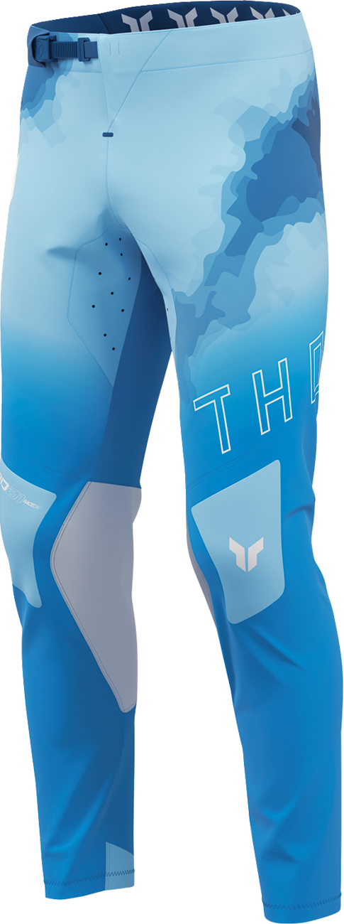 THOR Sportmode Carbon Pants - Electric Blue/Powder Blue - US 38 2901-12786