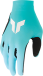 THOR Sportmode Iconic Gloves - Aqua/Powder Blue - Large 3330-9115